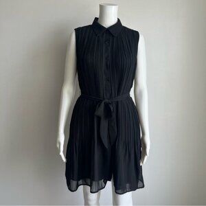 Joie Black Pleated Dress